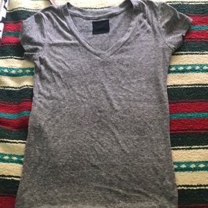 Grey V-neck
